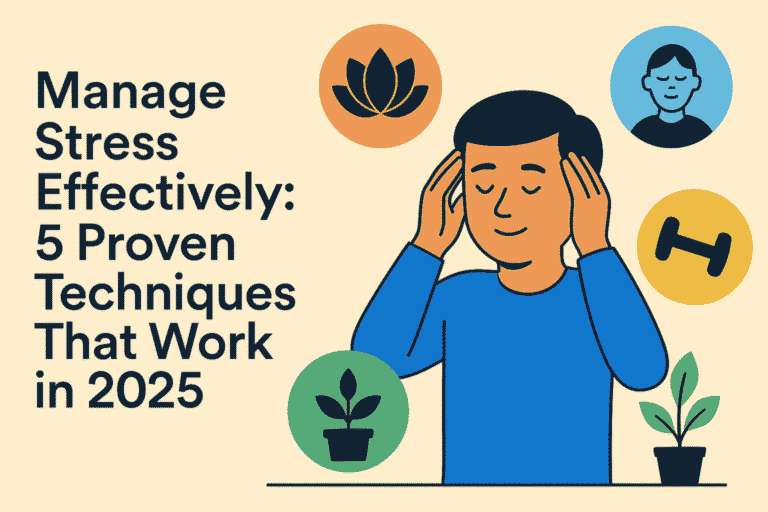 A person sitting calmly in a peaceful, natural setting, symbolizing effective stress management and inner peace.